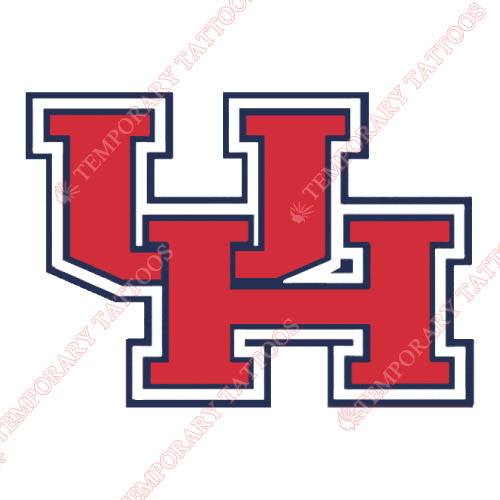 Houston Cougars Customize Temporary Tattoos Stickers NO.4572